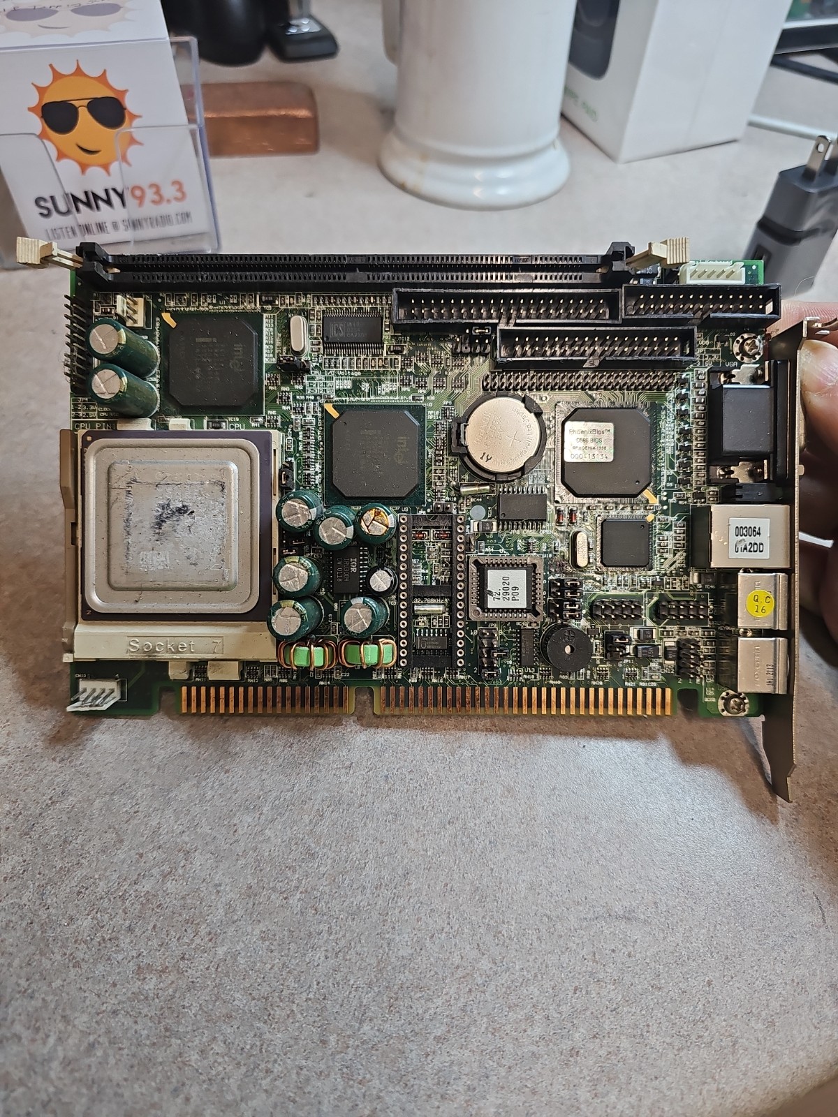 NEXCOM NUPRO-592 Rev 1.3 ISA Industrial Single Board Computer Socket 7 SBC