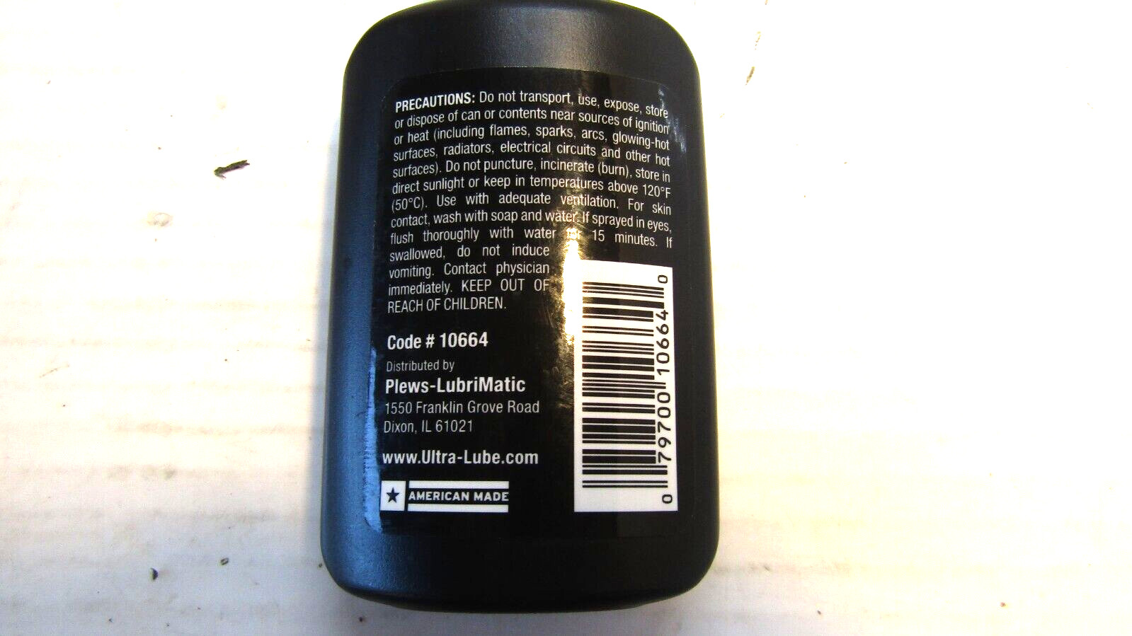 USA ULTRA LUBE 10664 Drilling Tapping Tap Cutting Oil Fluid 2 oz USA