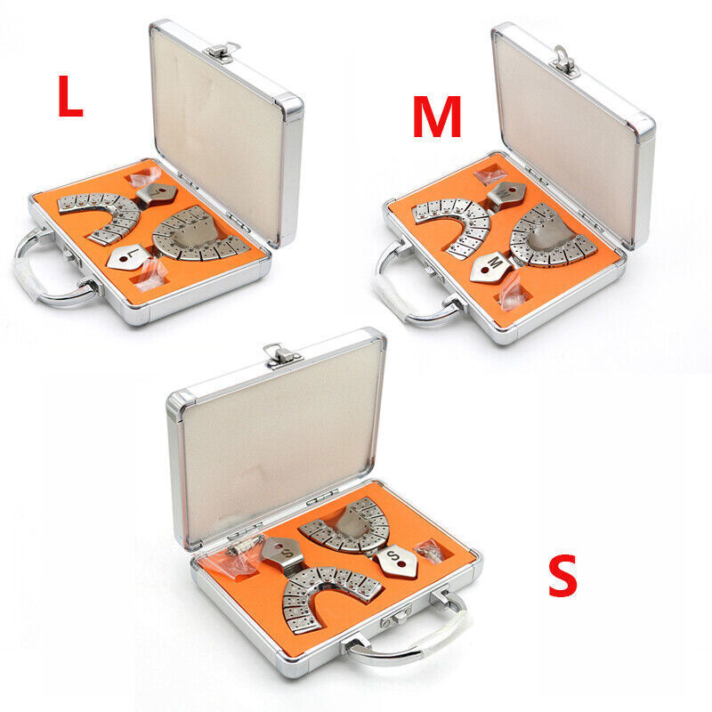 Stainless steel Dental Impression Tray for Implant Analogues Upper+ Lower S M L