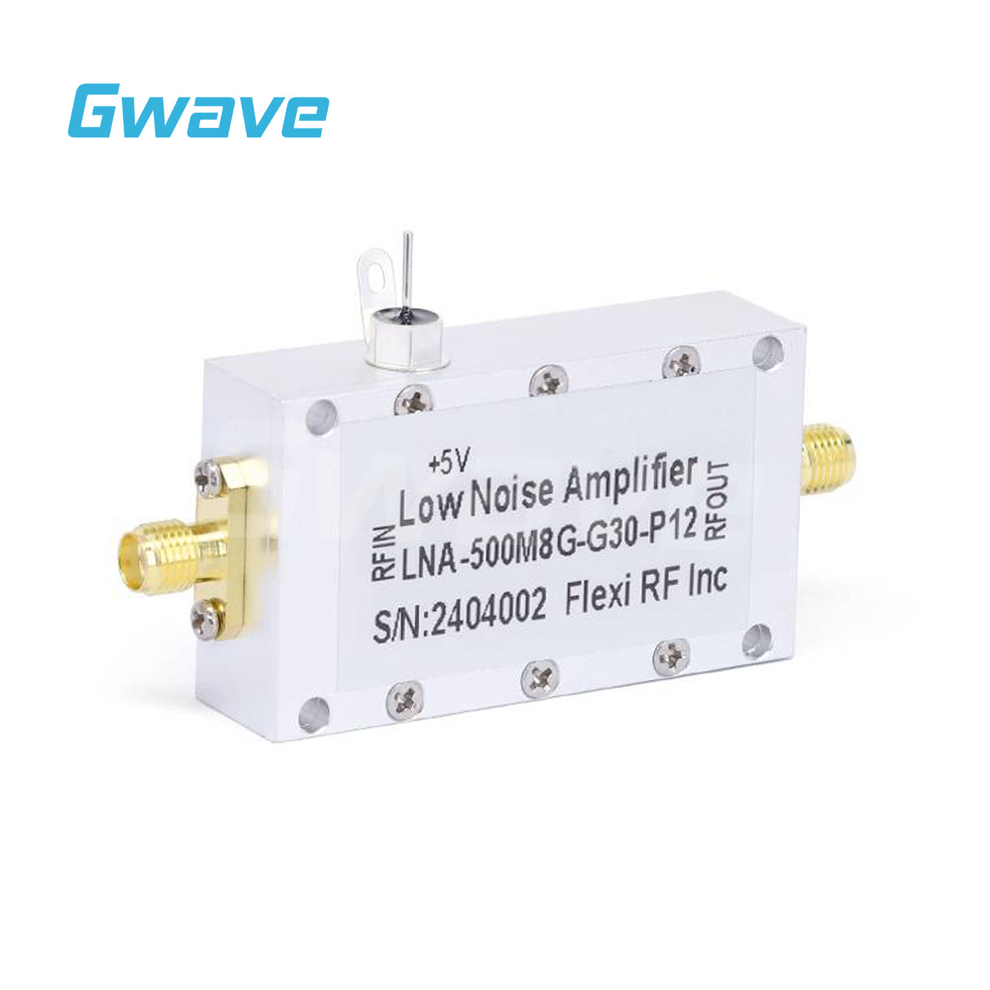 SMA Female Low Noise Amplifier (LNA), 30dB Gain, 1.5dB Noise Figure, 0.5 – 8GHz