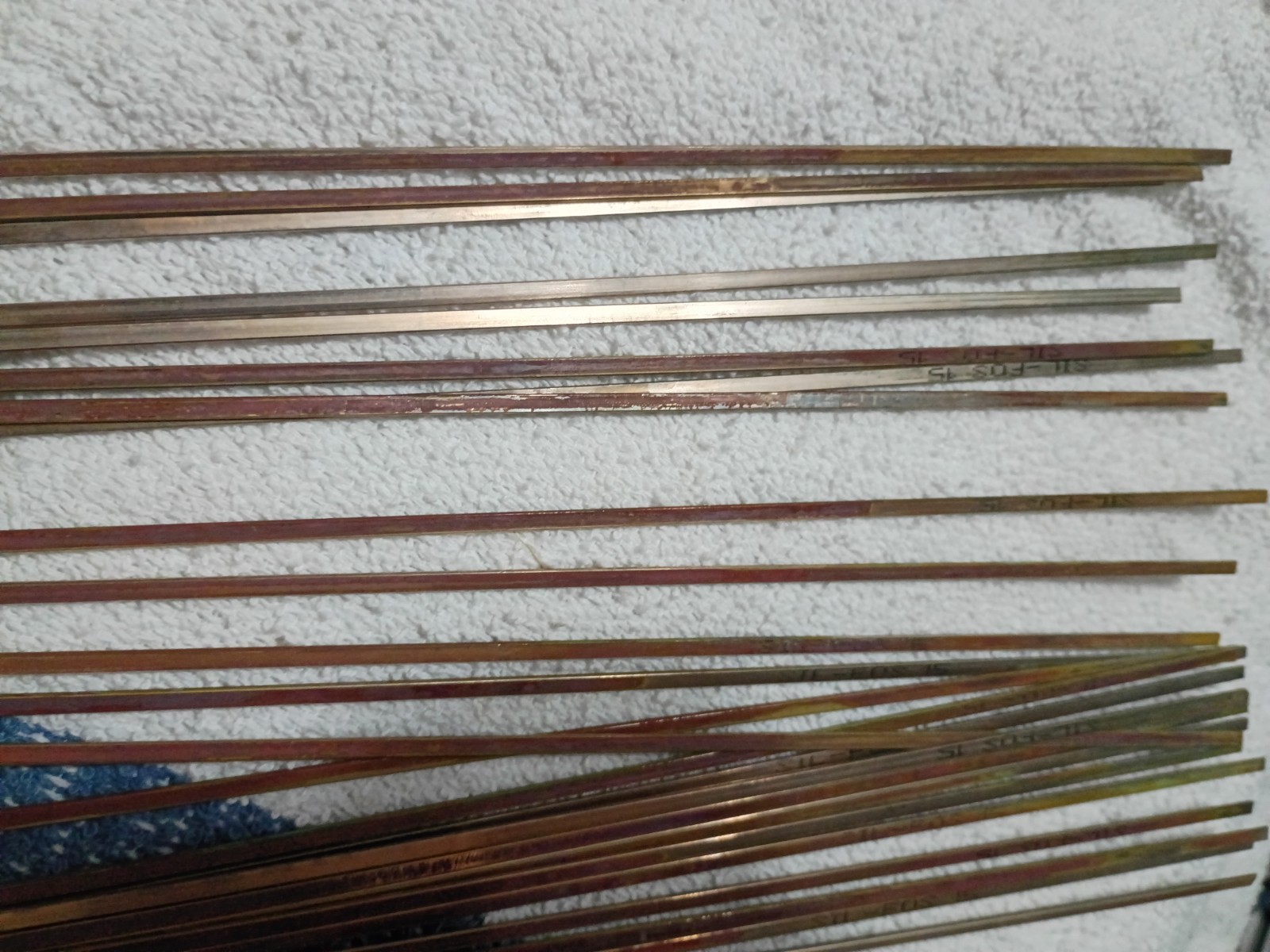 95150 Lucas Milhaupt Sil Fos Silvaloy 15% Silver Solder 28 Rods 1 pound solder