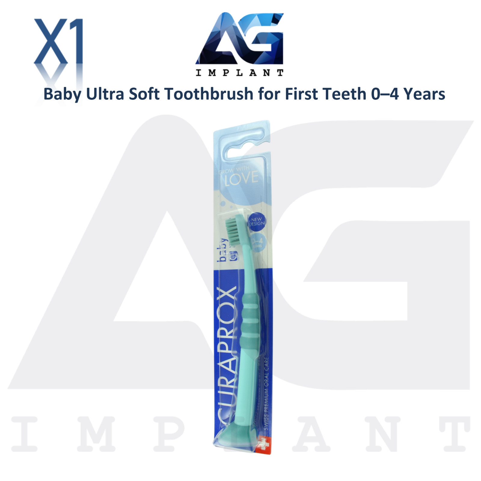 Ultra Soft Baby Toothbrush for First Teeth 0–4 Years Compact Dental Care