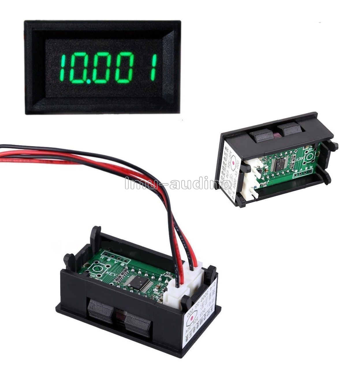 DC 0 4.3000 33,000V Green 5 Digit Precision Digital Voltmeter Voltage Panel