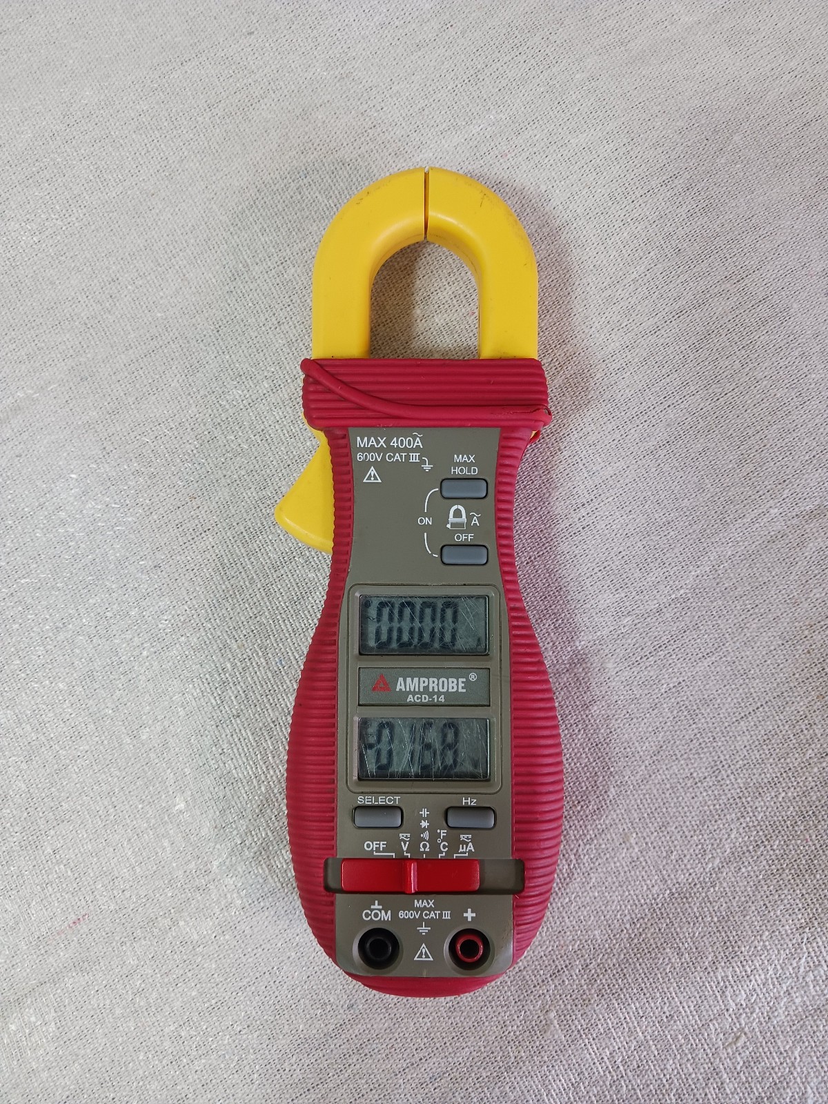 Amprobe ACD-14 Digital Clamp Multimeter w/ Fluke Leads