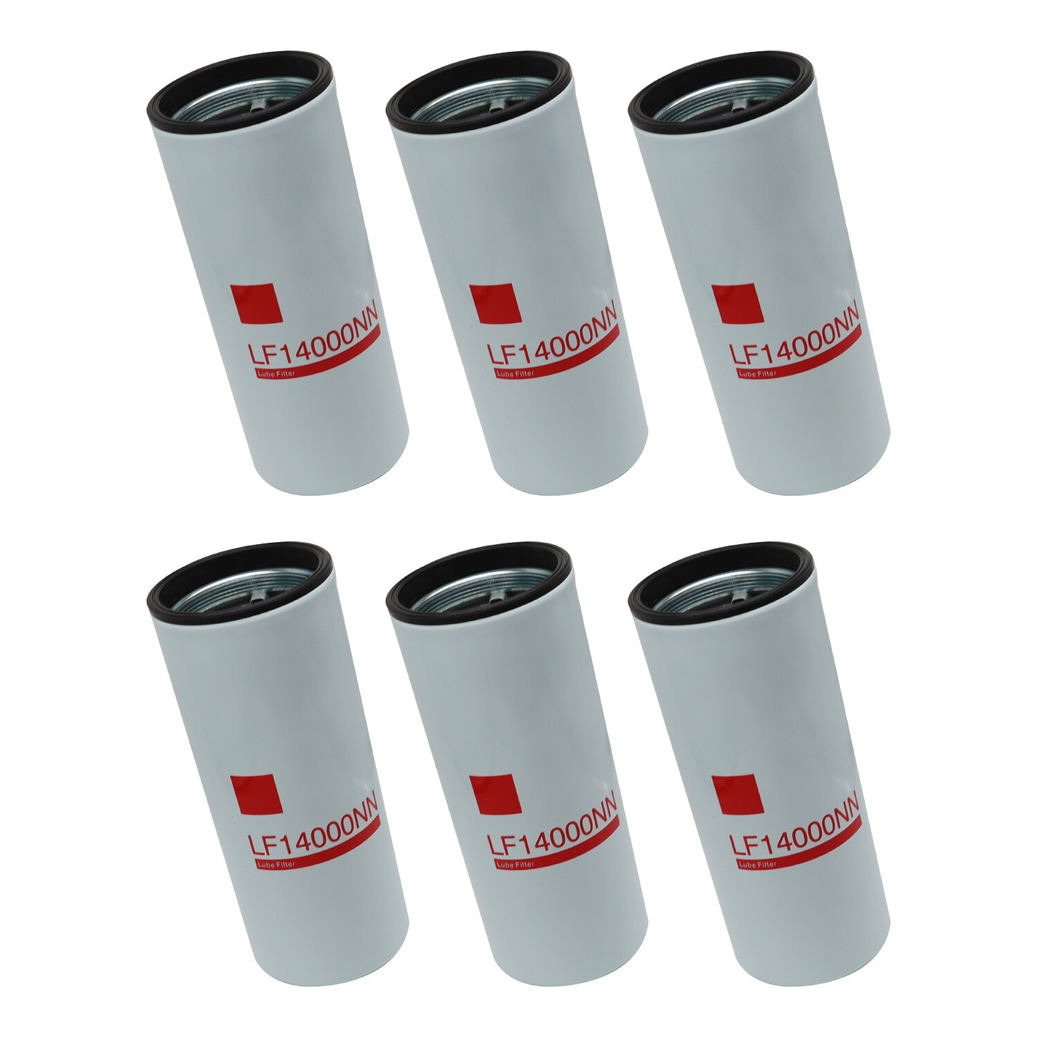 6Pcs Oil Filter Fleetguard LF14000NN For Cummins ISX 4367100