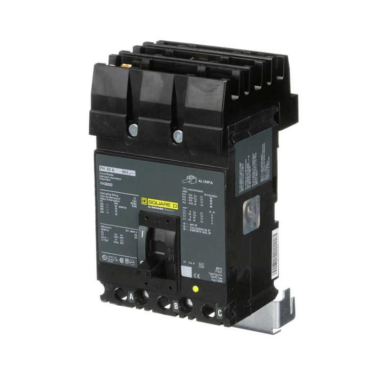 Square D FH36015G 15 Amp 3 Pole 480v Molded Case Breaker