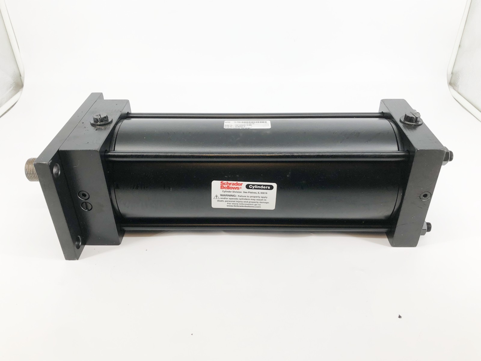 New Parker PAF122441S-12.000 Pneumatic Cylinder 12″ Stroke 250psi – No Box