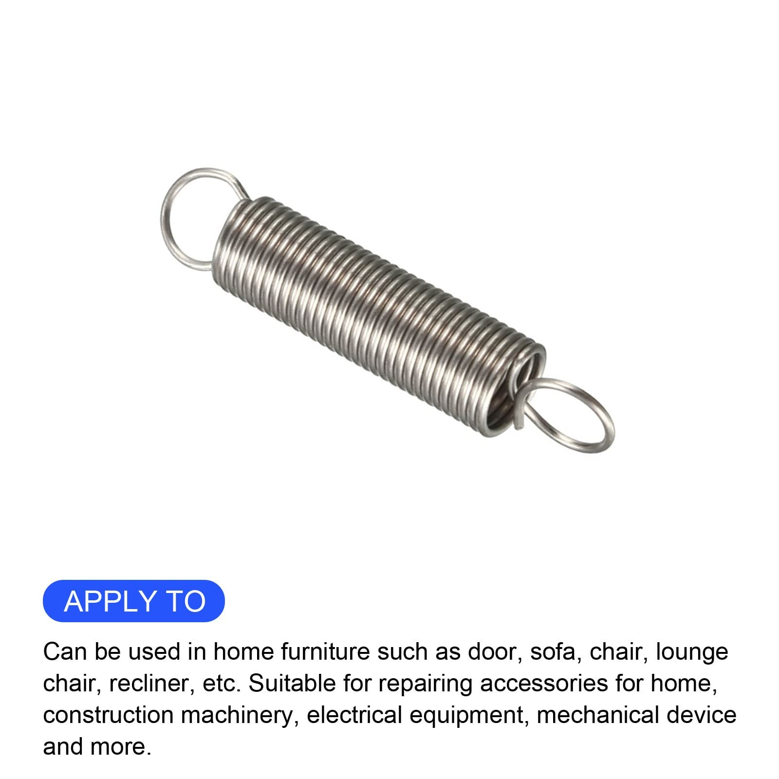 METALLIXITY Extension Spring 0.016″x0.16″x0.79″