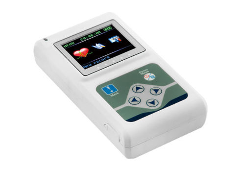 24 hours 3 Channel ECG ECG/EKG Holter Monitor System NEW