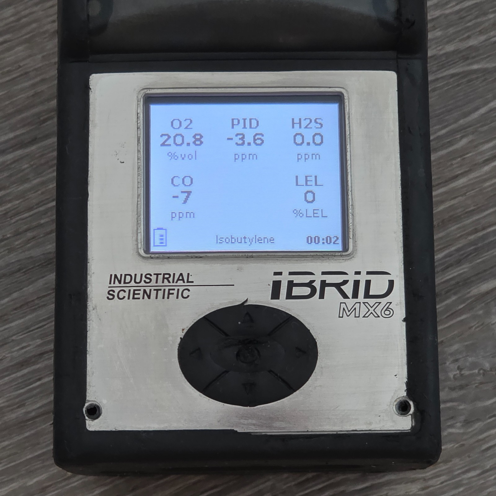 Industrial Scientific iBrid MX6 Pumped Multi-Gas Monitor w/ Charger (READ)