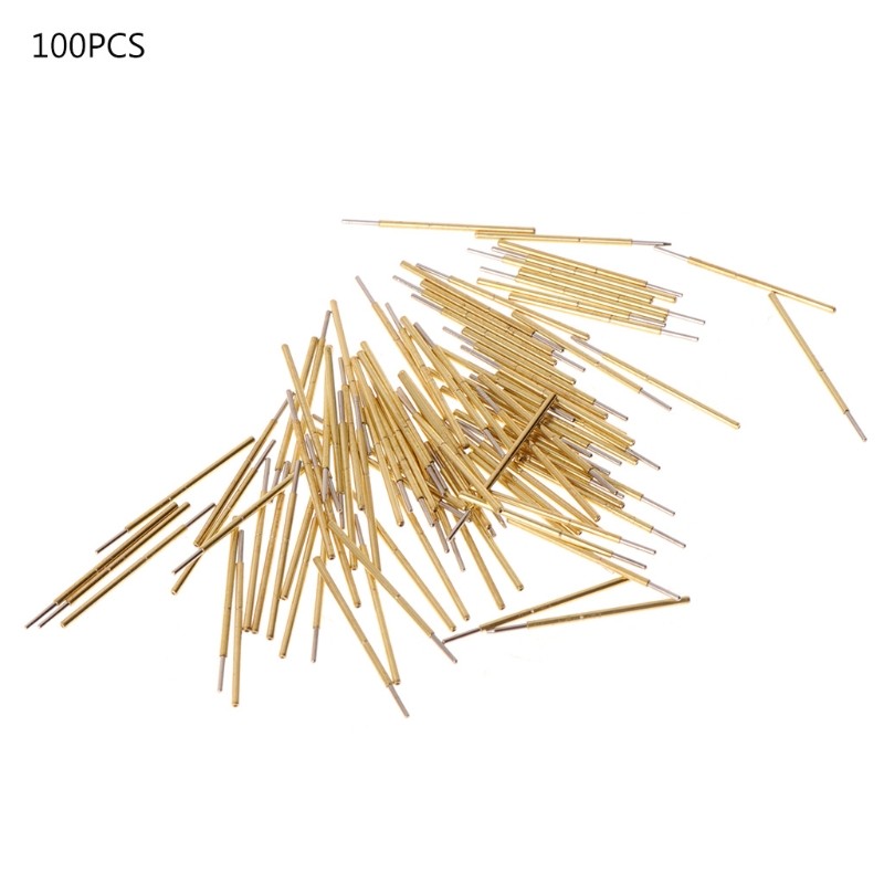 Upgraded Spring Test Probe Resistance 50mΩ Dia 0.68mm Length 16mm Spring Contact