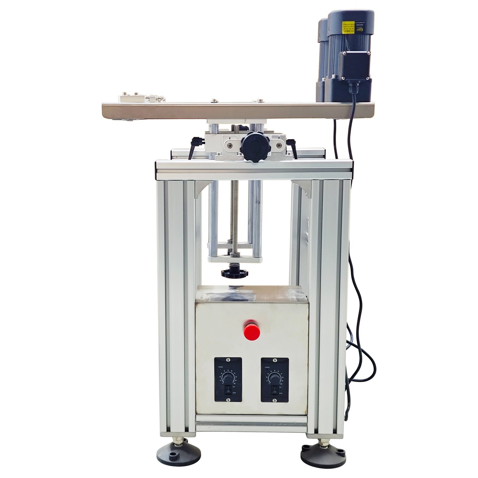 0.39″–6.69″Auto Bottle Clamping Conveying Machine Bottle Transport Conveyor 110V