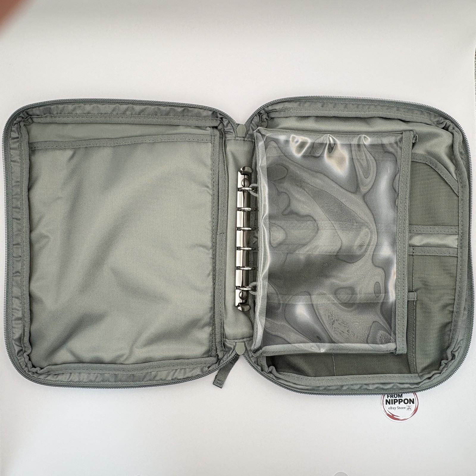 NEW MUJI Pocket-selectable Collection Case A5 Wide Moss Green A