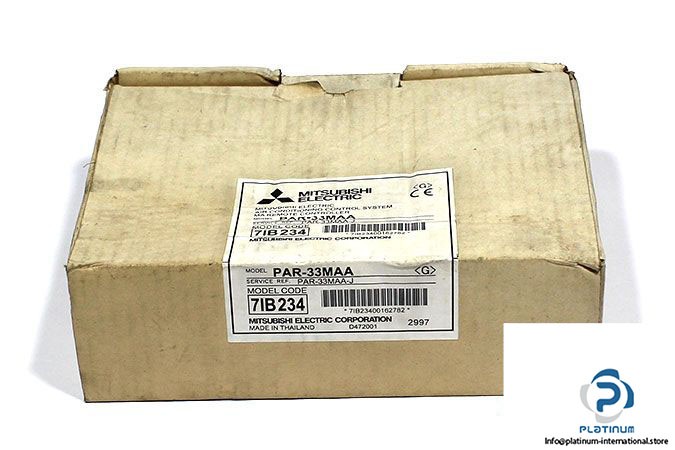 MITSUBISHI PAR-33MAA REMOTE CONTROLLER_120 x 120 x 19 mm_PC + ABS