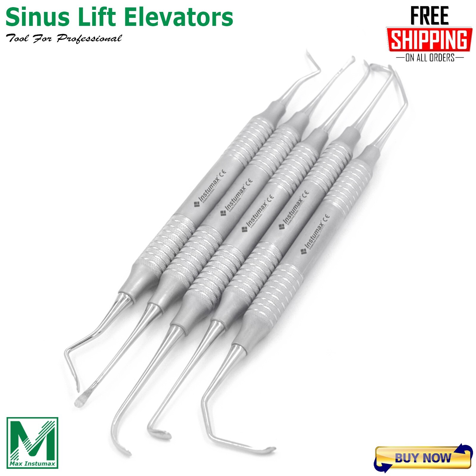 All in 1 Sinus Lift Instruments Elevators Chisels Dental Implant Surgery Graft