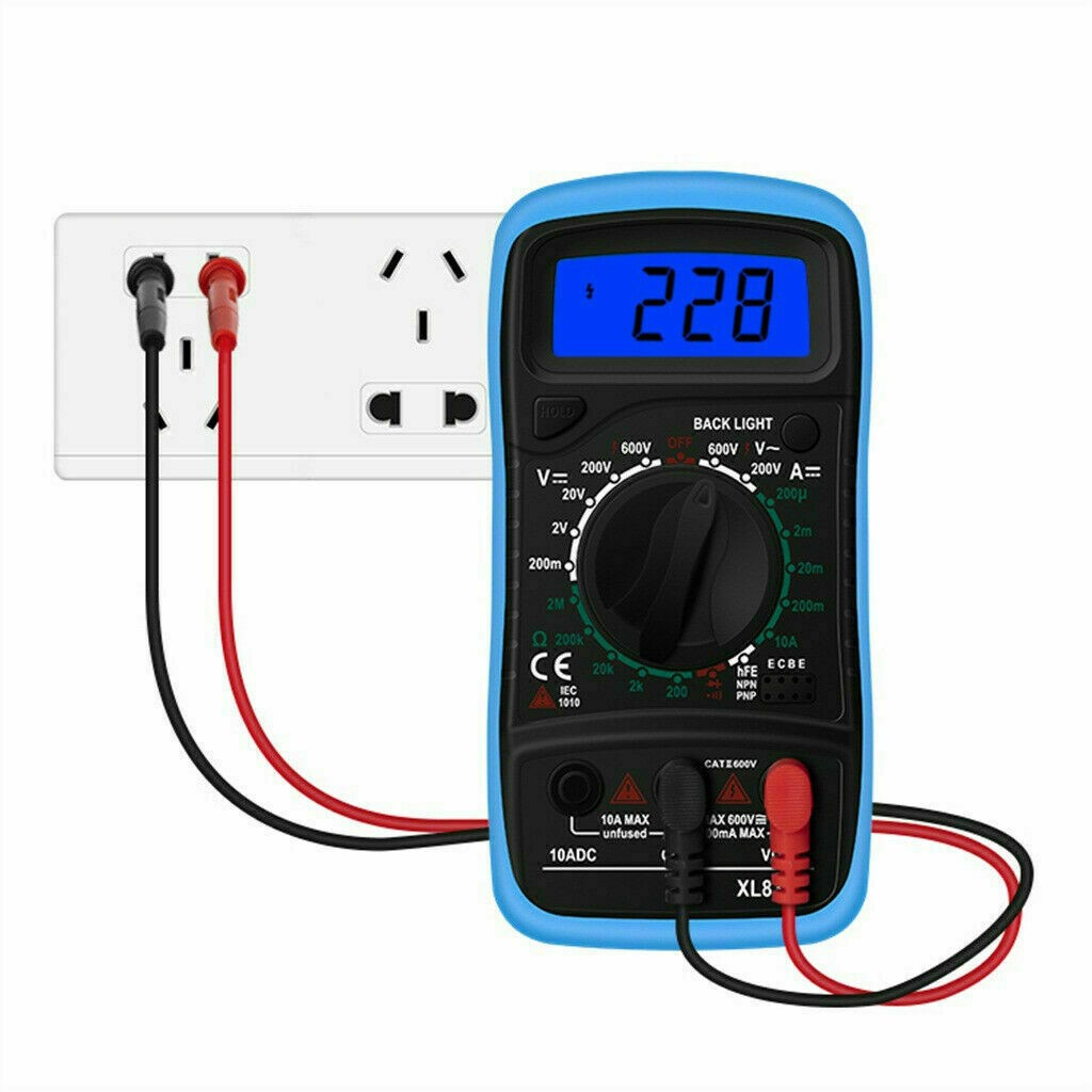 Digital Multimeter Voltmeter XL830L AC DC Ammeter Ohmmeter Volt Meter Tester Ohm