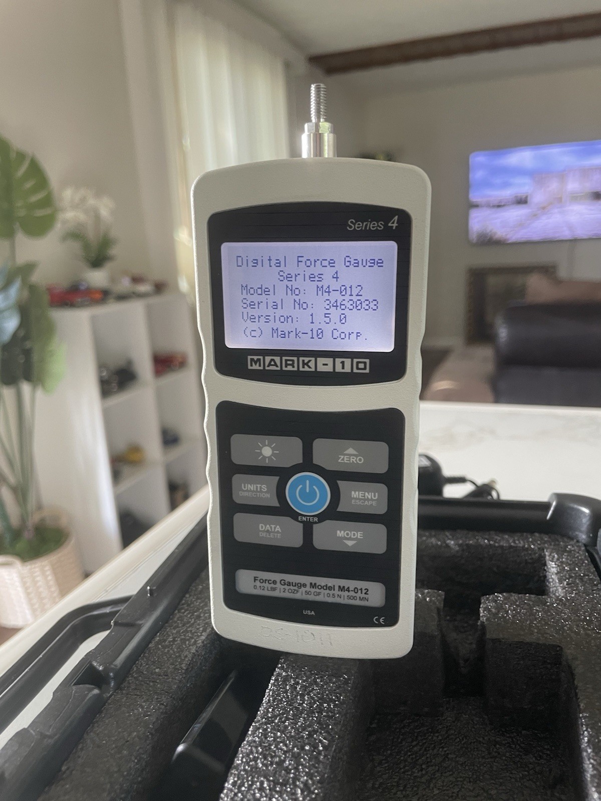 Mark-10 M4-012 Series 4 Advanced Digital Force Gauge 0.12 lbF Tested