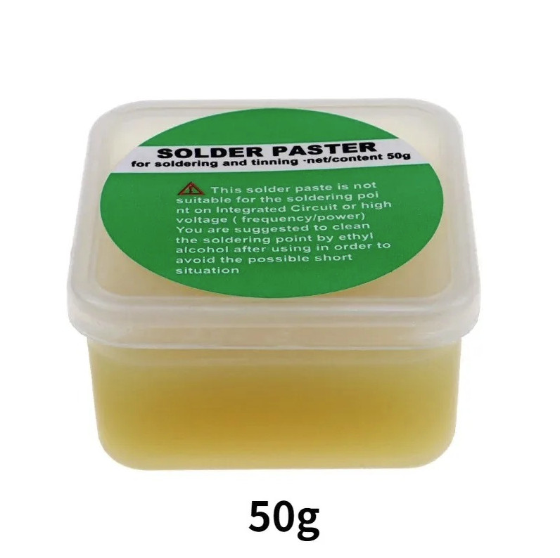 3PCS 50g No-Clean Rosin Solder Paste: Medium Temp Flux for PCB & Chips – NEW