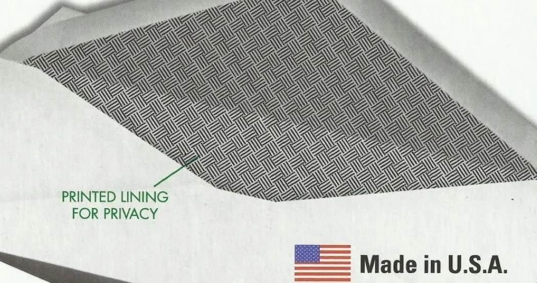 Mead #10 Envelopes, Letter Size, 4-1/8″ x 9-1/2″, Security Printed Lining for Pr