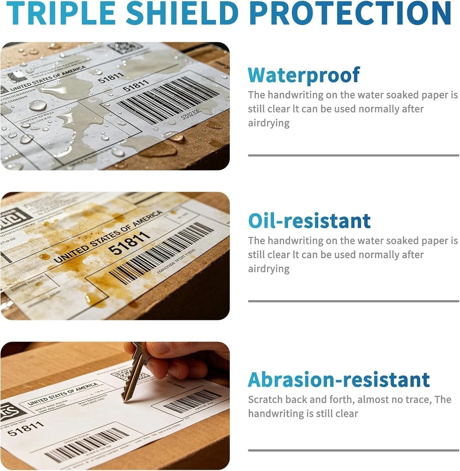 Fanfold 4×6 Shipping Labels – 500 Count Direct Thermal for Efficient Labeling