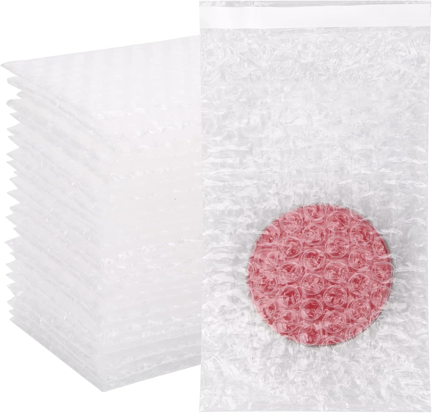 100Pack Self-Seal Bubble Out Bag Pouches 4 X 6 Inch Small Bubble Pouches Bags, D