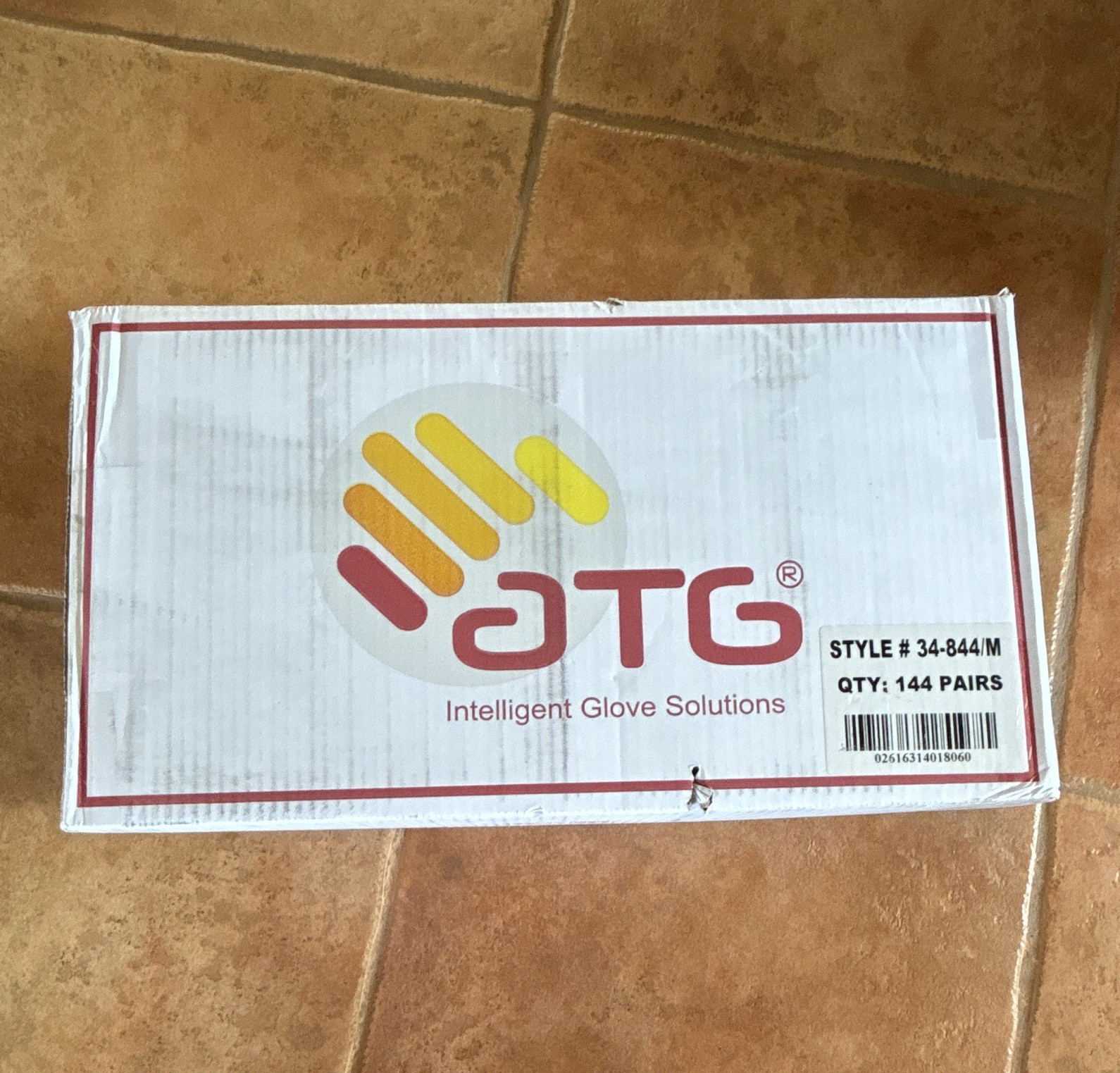 ATG MaxiFlex Endurance Work Gloves 34-844/M Size M Bulk Lot 144 Pairs