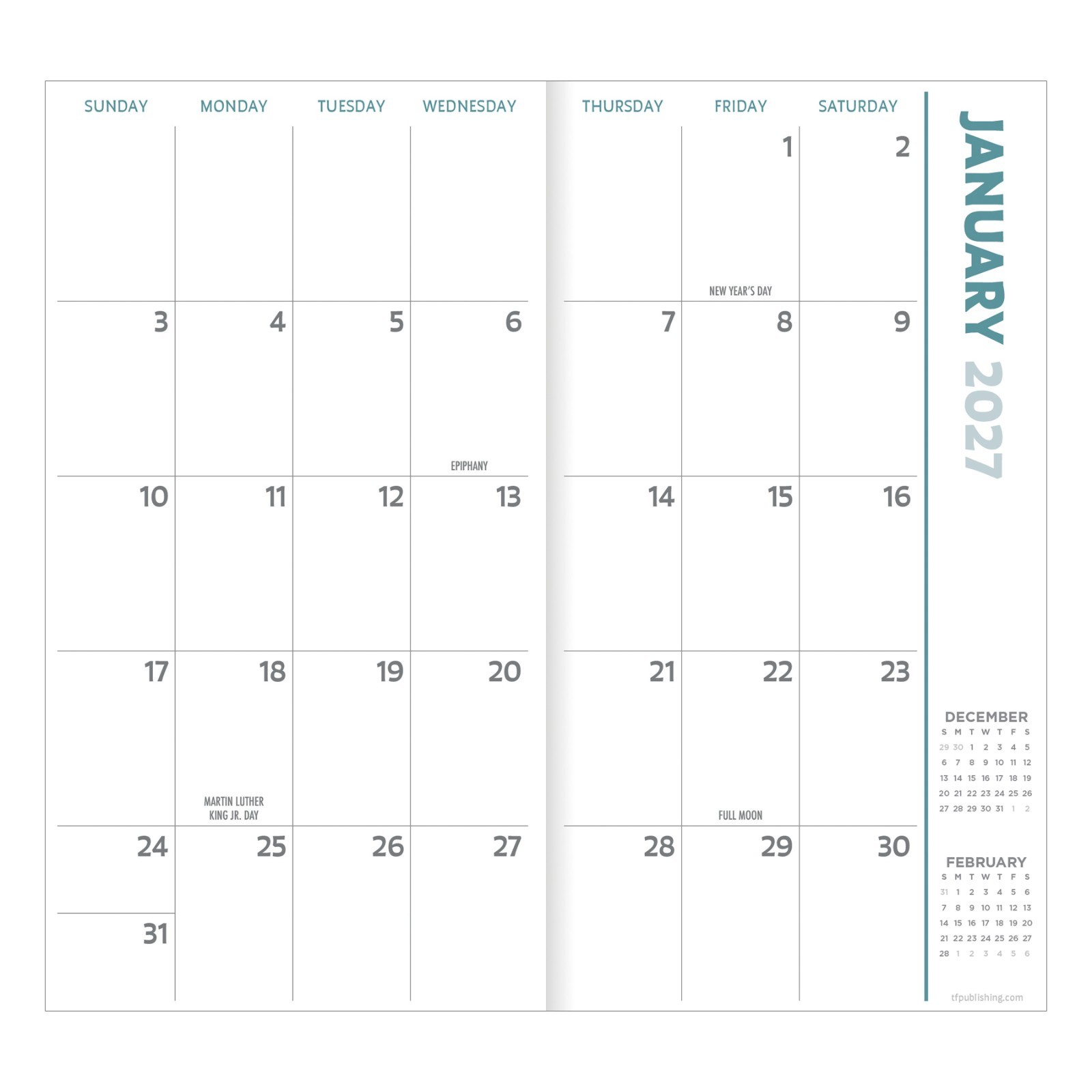 2027-2028 Kitten Small Monthly Pocket Planner