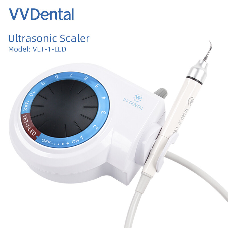Dental Ultrasonic Piezo Scaler Led Dental Scaler Ultrasonic Veterinary with 5Tip