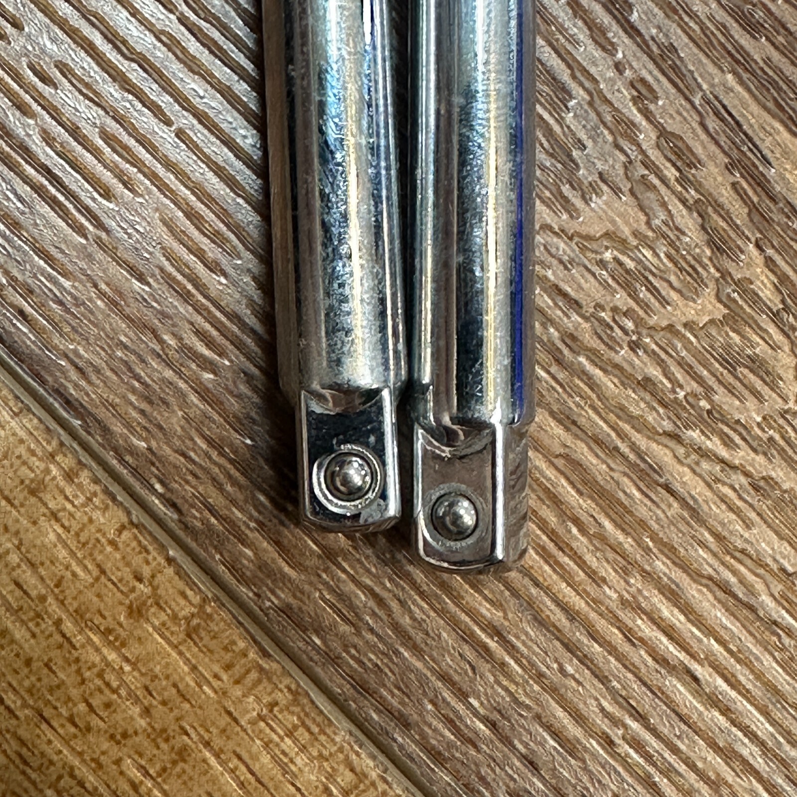 Lot of 2 PROTO Socket Extension Chrome 1/4″ Drive 6″ Length 4761 Made in USA