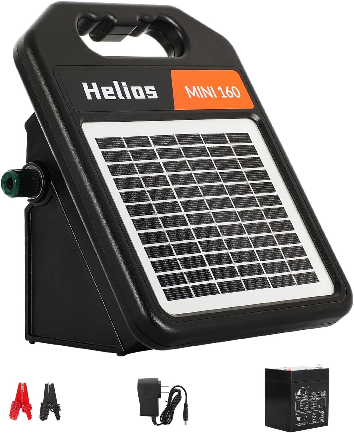 Powerful Solar Electric Fence Energizer, 10-Mile Range