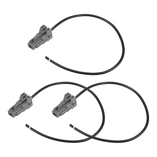 3-Pack Starter Motor Solenoid Connector Pigtail Plug Harness – Compatible with S