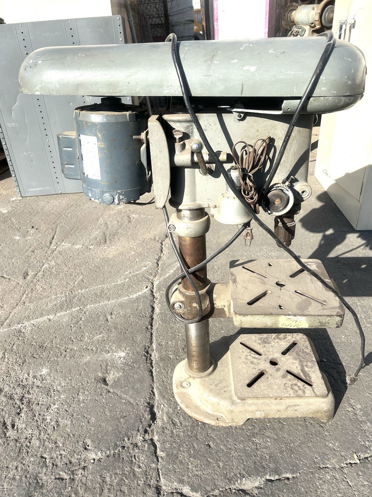A-0094 Atlas Press Company 101 Vintage Drill Press with Original Pedestal