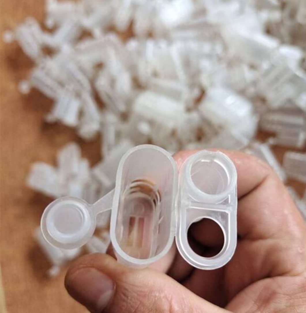 20pcs White Queen Bee Cages Beekeeping Catcher Plastic Bee Isolator Clip Beek…