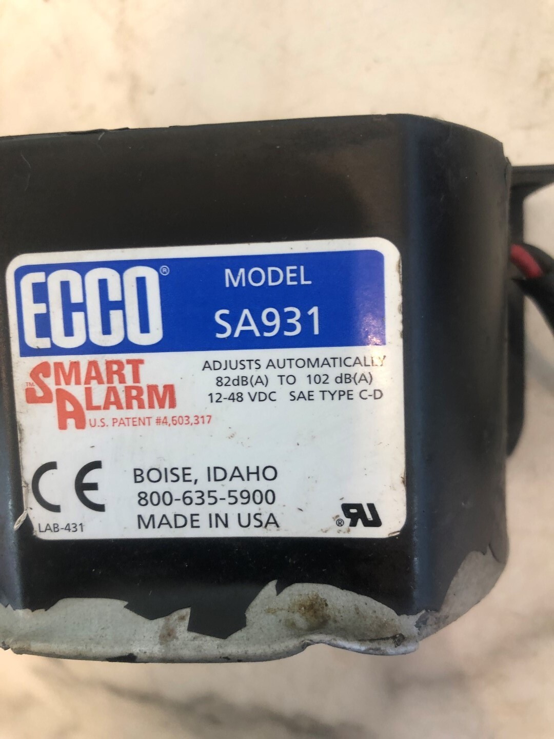 Yale 24V OS030 EC Man Fork Lift Order Picker Ecco alarm horn SA931