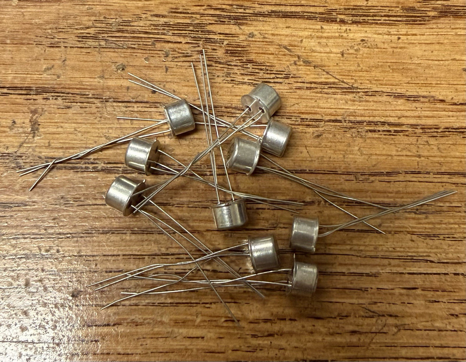 2N43A (lot Of 10) Germanium PNP Transistors NOS JAN