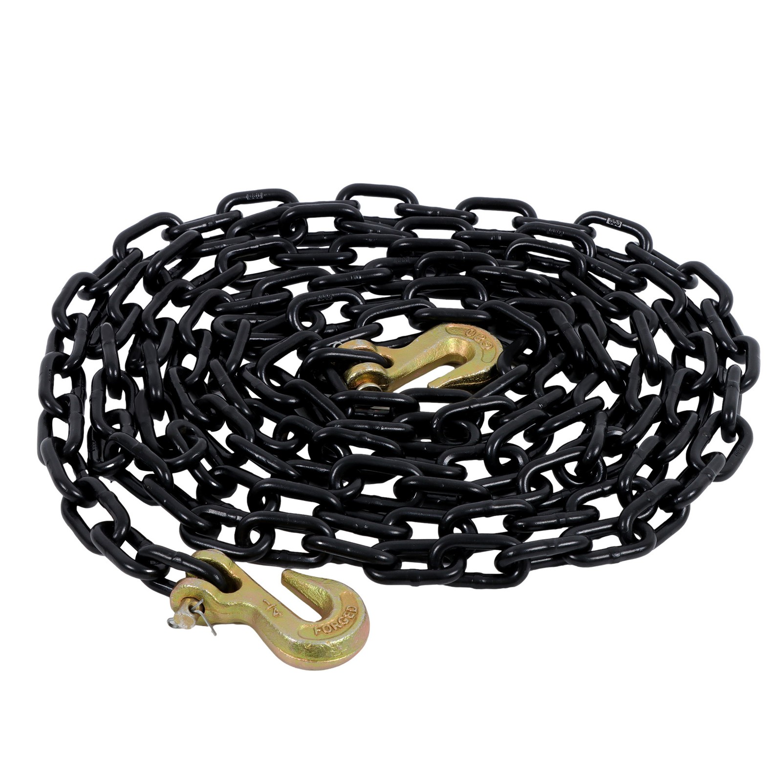 1/4 Inch × 14ft G80 Transport Binder Chain 3300lbs Binder Chain with Hooks