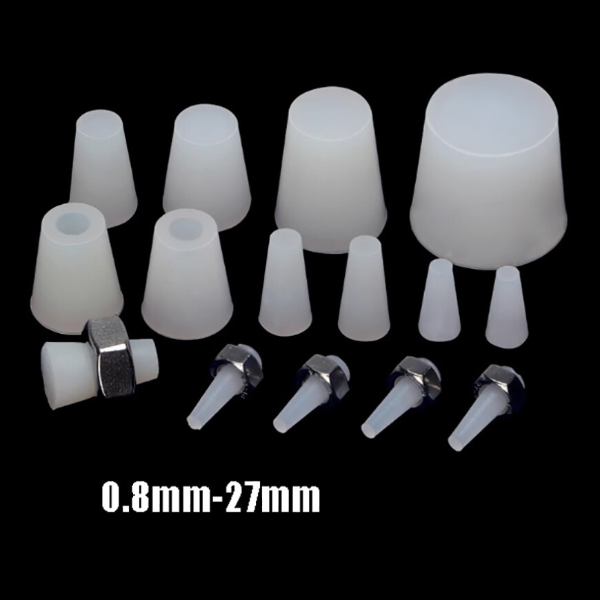 Tapered Plugs Stopper Silicone Rubber Bung Sealing Hole Inserts Plug 0.8mm-27mm