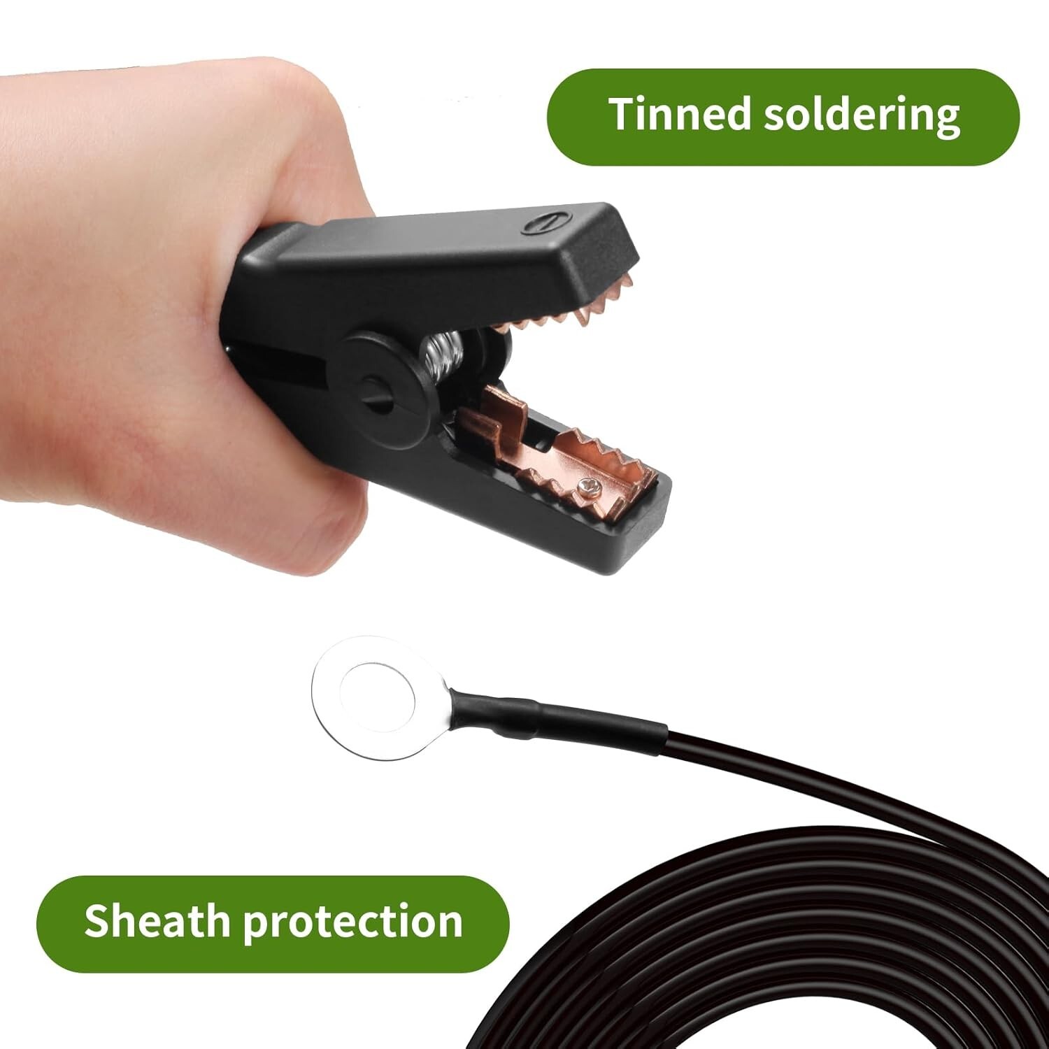 3Ft Electric Fence Wire, Solar Fence Charger Electric Fence Kit Connect Electric