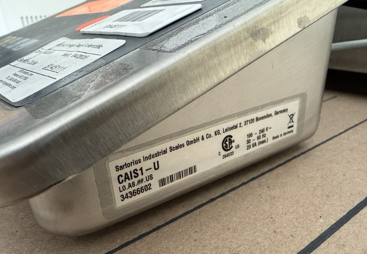 Sartorius Combics 1 Platform Scale. max 30kg CAPS1U-50EE-LU