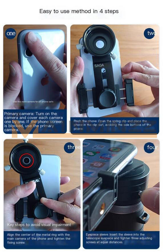1PC NEW Slit Lamp Adapter Microscope Eyepiece Smartphone Cell Phone Adapter