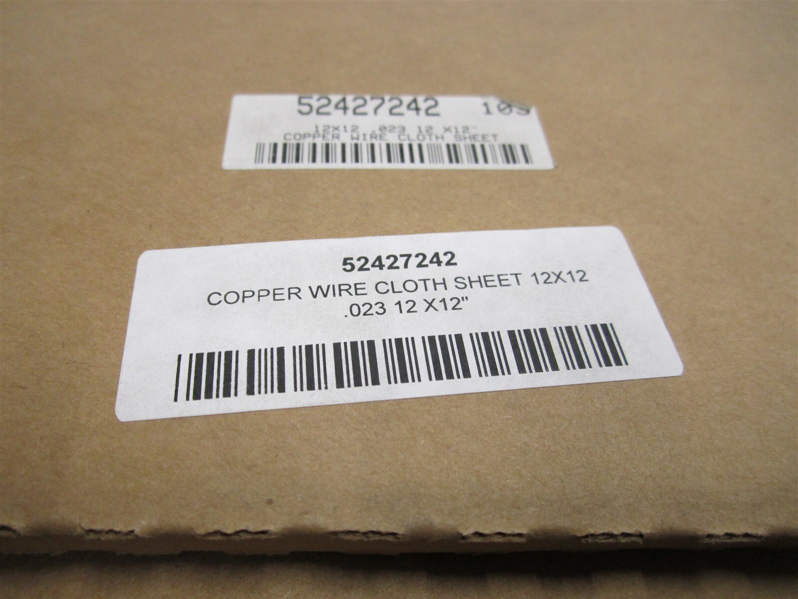 Value Collection 24 Gage 0.023 Inch Wire Diameter 12″ x 12″ Copper Cloth Mesh
