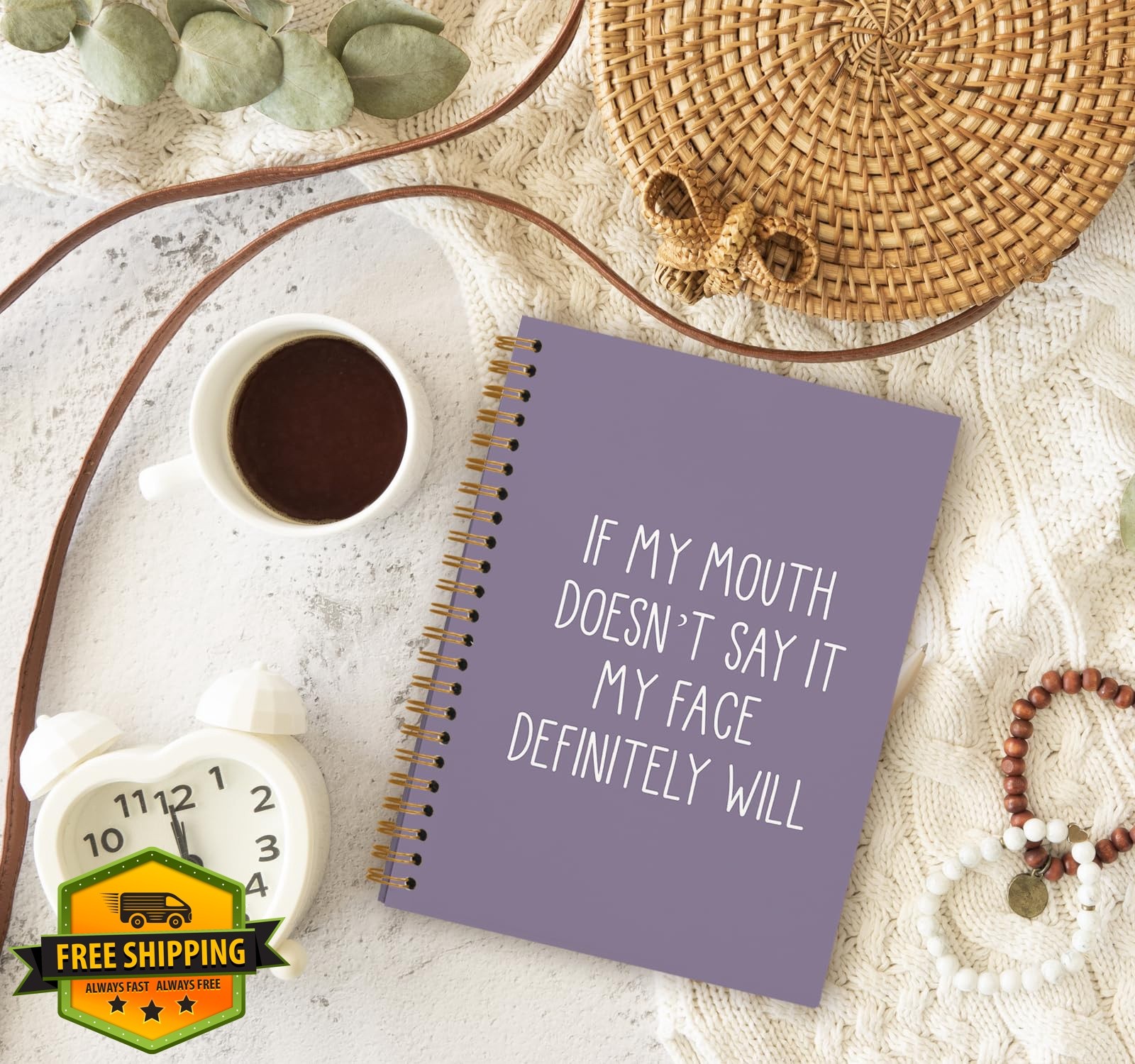 OXW If My Mouth Doesn’t Say Purple notebook