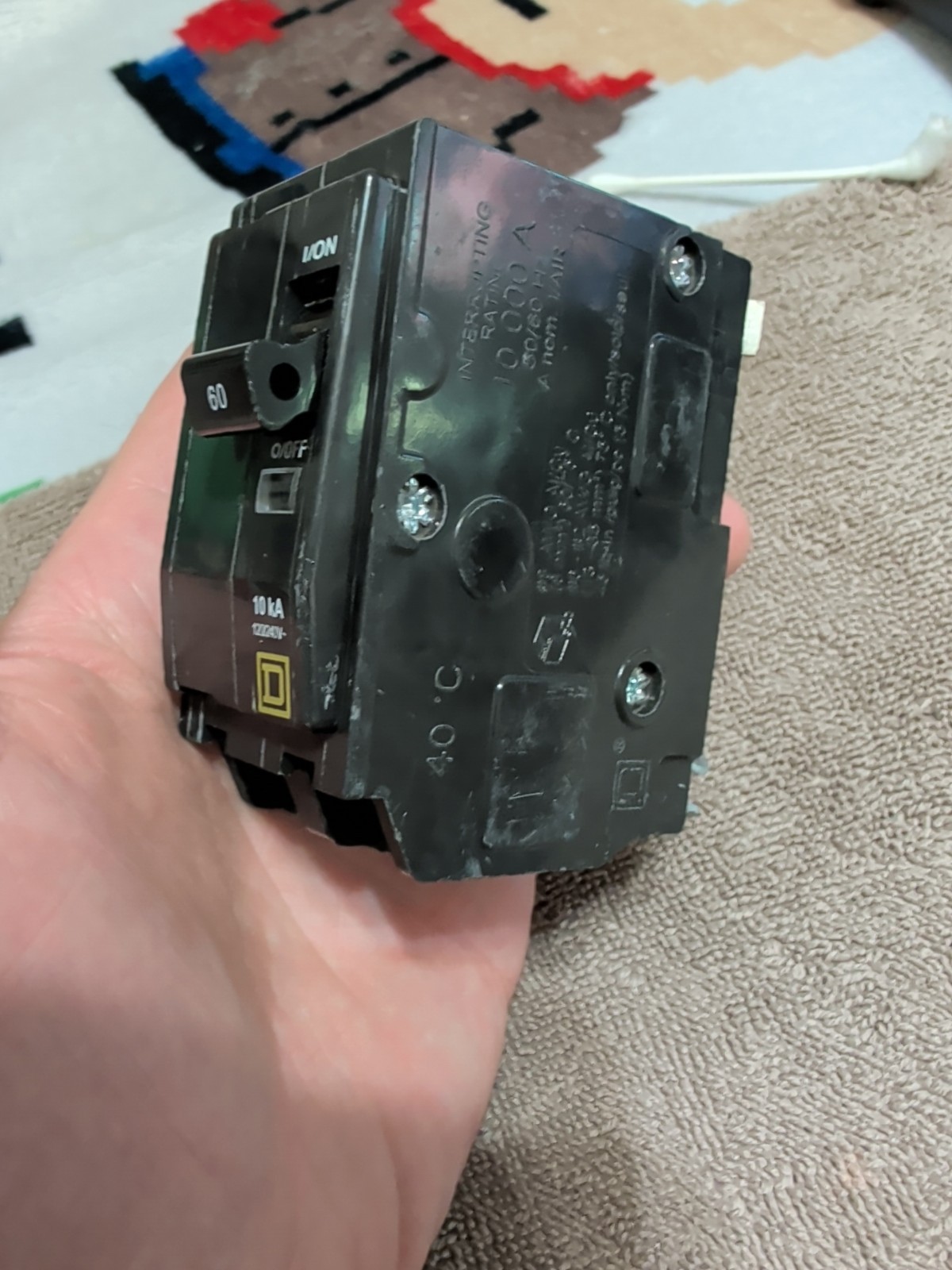 SQUARE D QO 60A 2-POLE Breaker