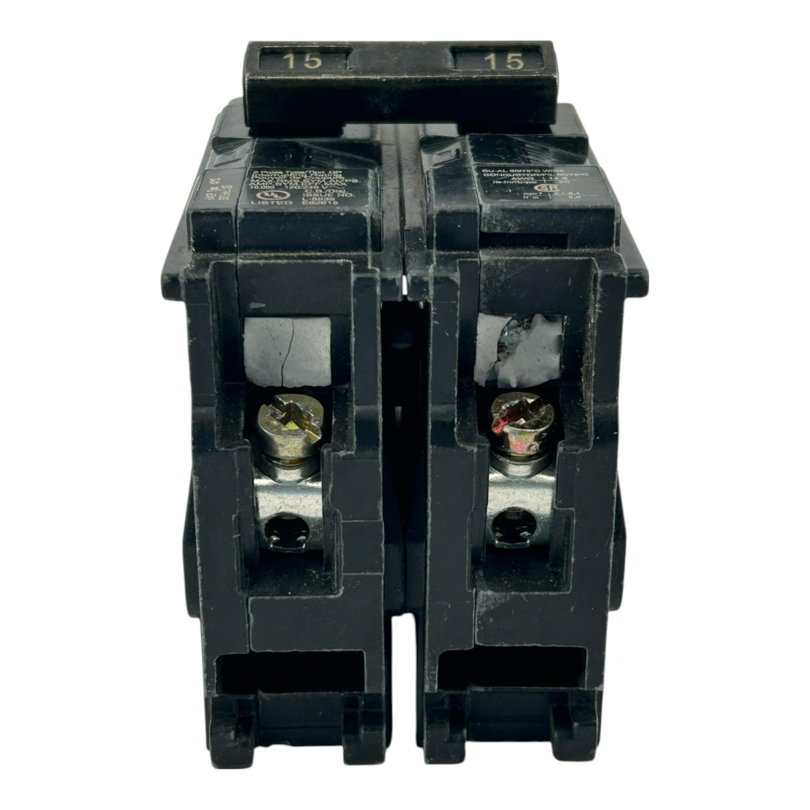 USED Siemens Q215 15 Amp 120/240 Volts 2 Pole Thermal Magnetic Circuit Breaker