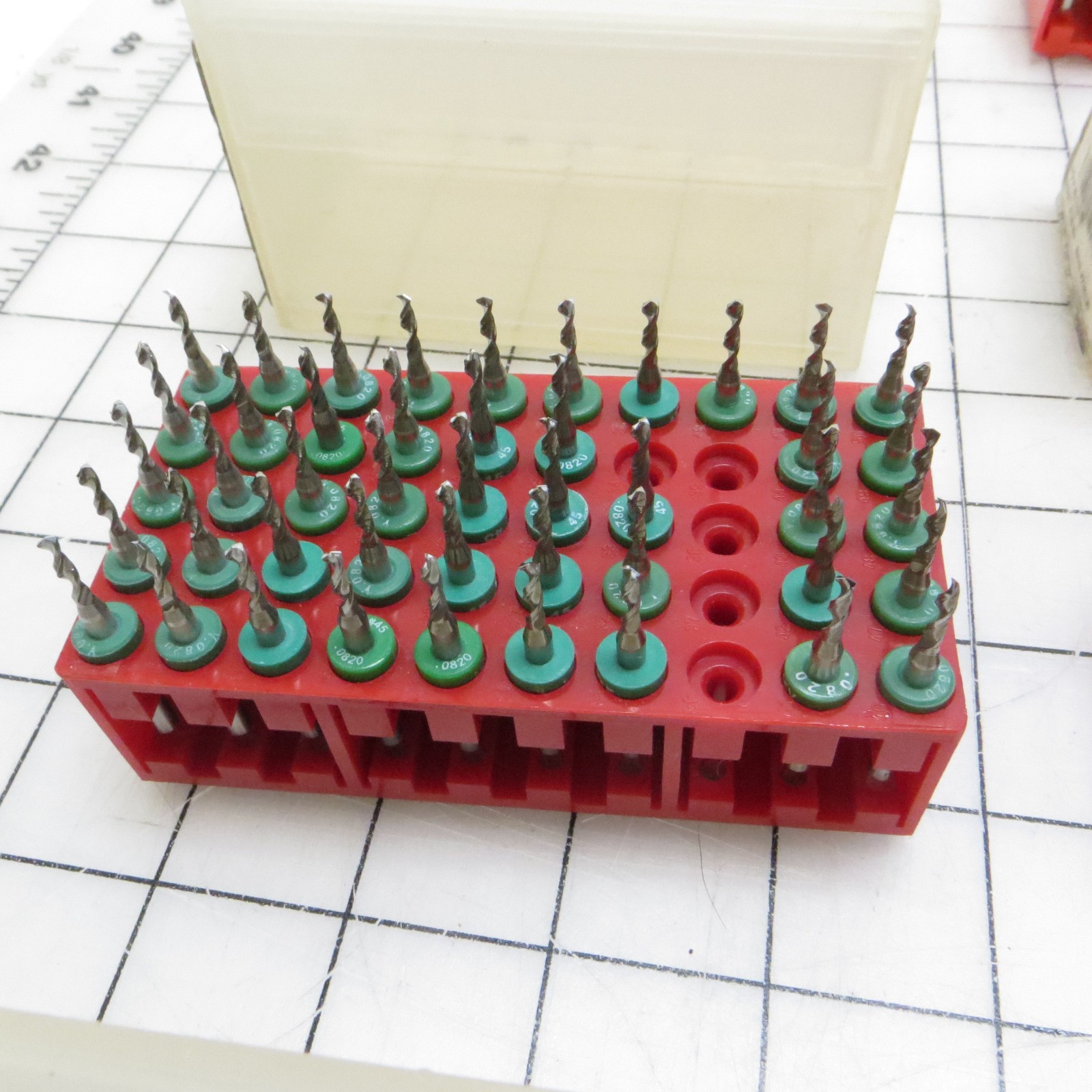 1/8″ Shank Precision PCB CNC Drill / Router Bits Mixed Lot of 560 Thicker Gauges