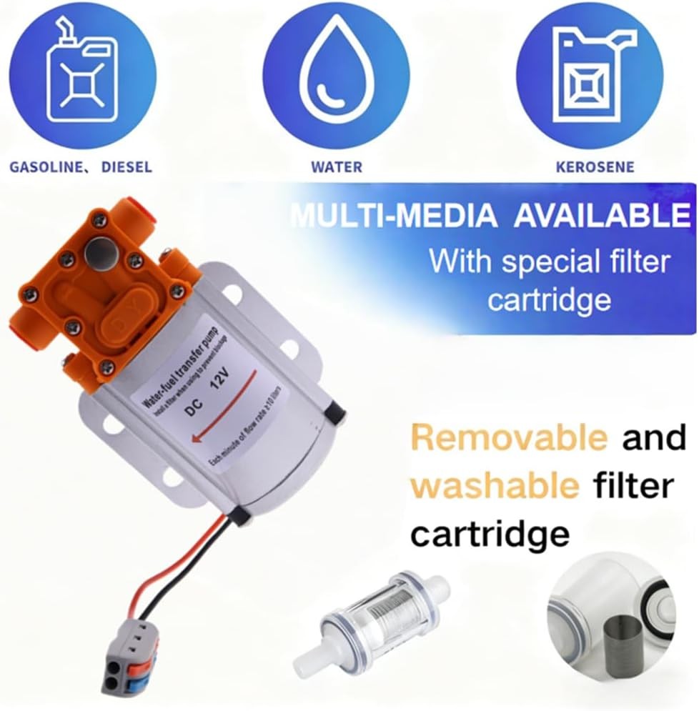 12 Volt Electric Fuel Transfer Pumps, Fuel Transfer Pump Kits, High Efficiency S