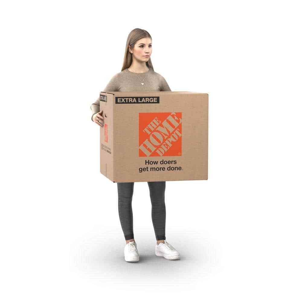 24 L x 20 W x 21 D Extra-Large Moving Boxes, 10-Pack, Durable With Easy-Grip