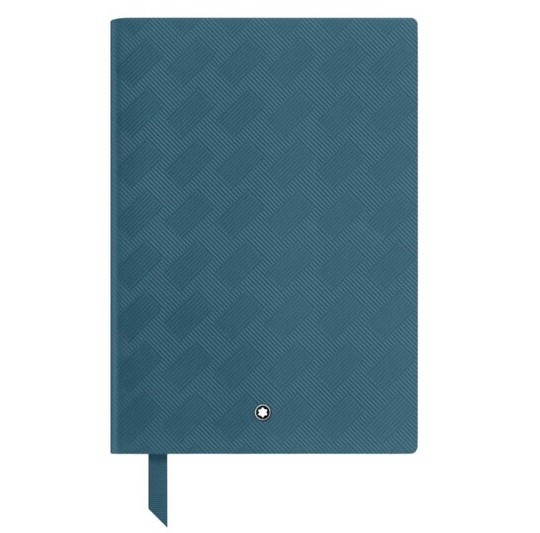 Montblanc Notebook #146 Extrem 3.0 Avio Blue Lined Silver Cut Notebook 134075