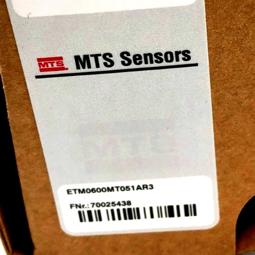 New MTS Temposonics ETM0600MT051AR3 Linear Position Sensor 600m Stroke