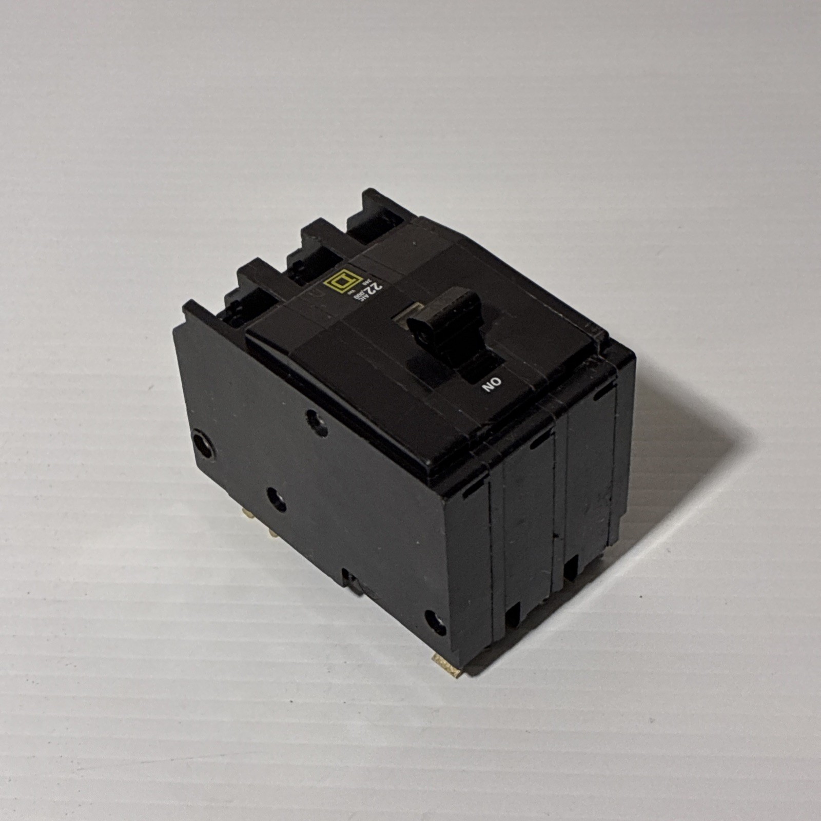 Square D 60A 3-Pole Circuit Breaker 240V Black Analog/Mechanical On/Off